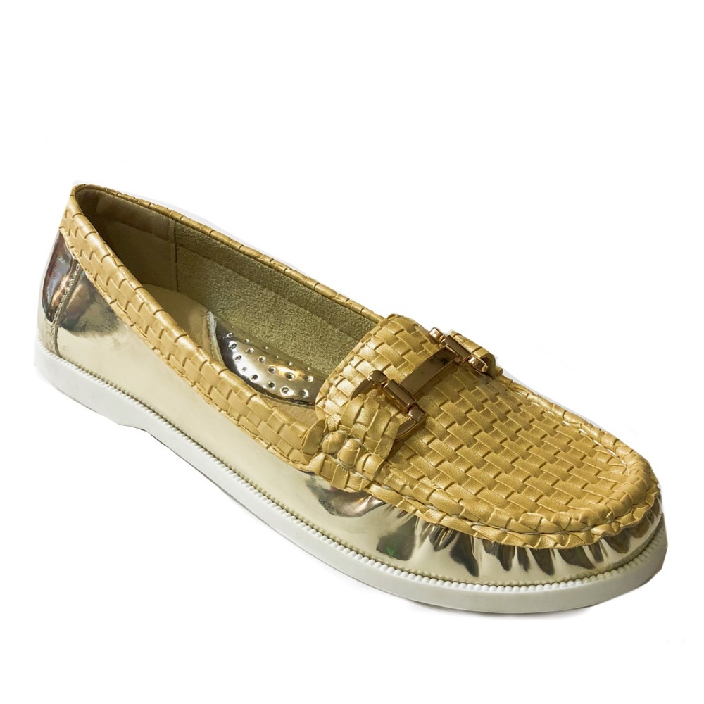 🌽3 /$ 30🌽 New Women gold stylish flats shoes